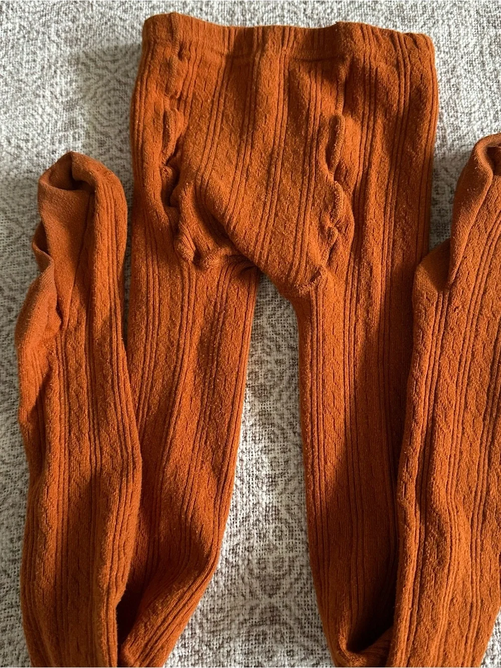 Little Stocking Co Cable Knit Tights | 7-8Y